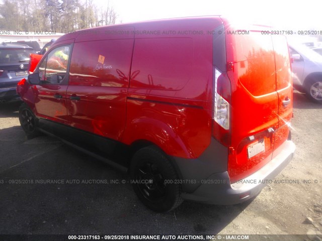 NM0LS7E75F1193624 - 2015 FORD TRANSIT CONNECT XL RED photo 3
