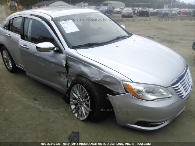 1C3CCBCG1CN124217 - 2012 CHRYSLER 200 LIMITED SILVER photo 6