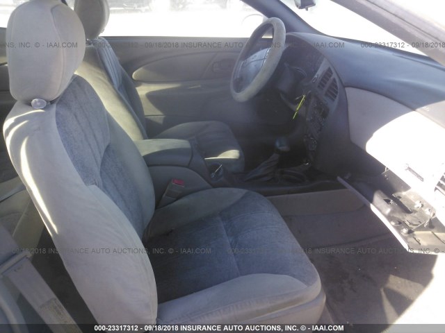 2G1WW12E619109554 - 2001 CHEVROLET MONTE CARLO LS 银色 照片 5