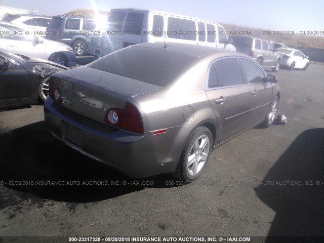 1G1ZB5E1XBF171976 - 2011 CHEVROLET MALIBU LS Qəhvəyi foto 4