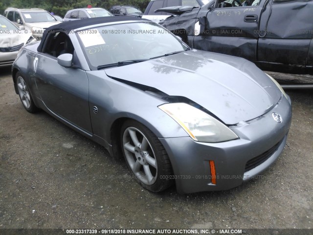 JN1AZ36A14T016307 - 2004 NISSAN 350Z ROADSTER GRAY photo 1