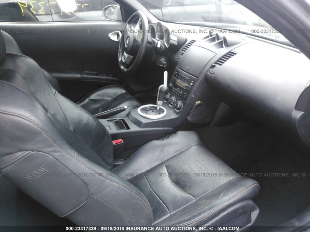 JN1AZ36A14T016307 - 2004 NISSAN 350Z ROADSTER GRAY photo 5