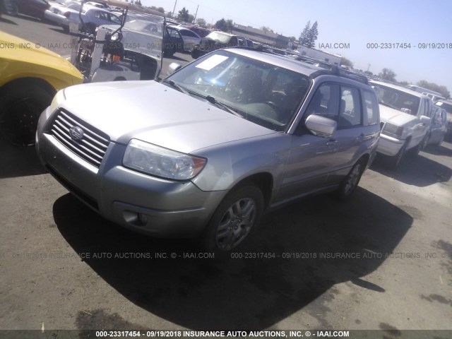 JF1SG67657H710109 - 2007 SUBARU FORESTER 2.5X LL BEAN SILVER photo 2