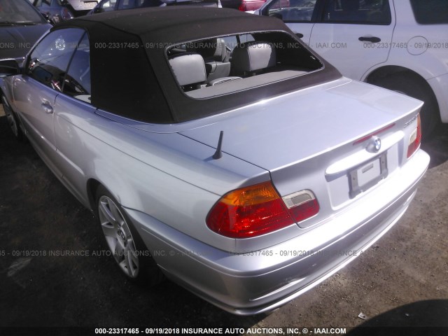 WBABR334XYEA83112 - 2000 BMW 323 CI SILVER photo 3