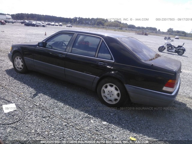 WDBGA43E7SA259526 - 1995 MERCEDES-BENZ S 420 BLACK photo 3