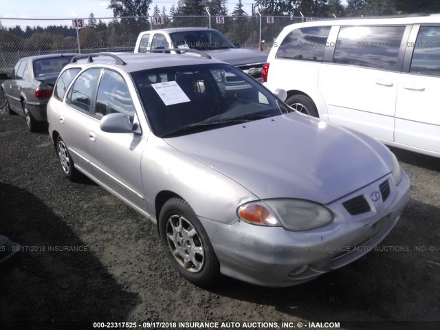 KMHJW35F6YU149563 - 2000 HYUNDAI ELANTRA GLS SILVER photo 1