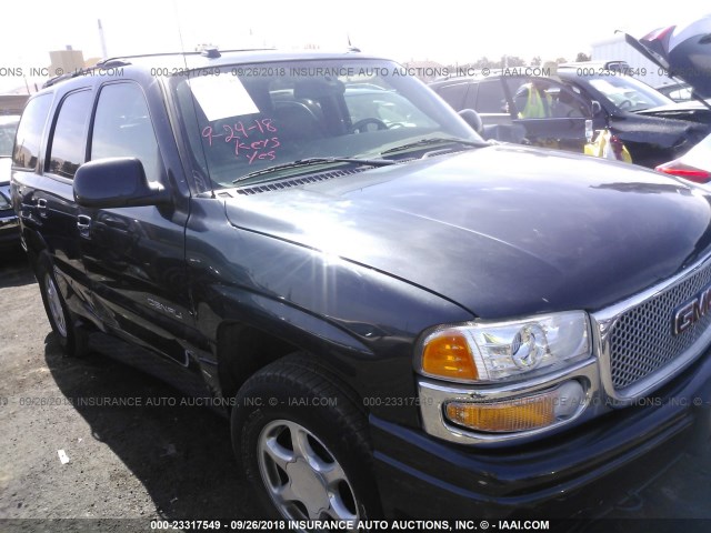 1GKEK63U44J311288 - 2004 GMC YUKON DENALI GRAY photo 1