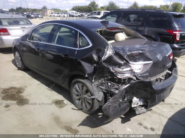 1G4PP5SK8F4210882 - 2015 BUICK VERANO BROWN photo 3