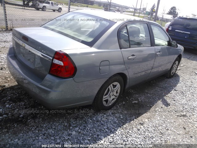1G1ZS57F77F286020 - 2007 CHEVROLET MALIBU LS Gümüş foto 4