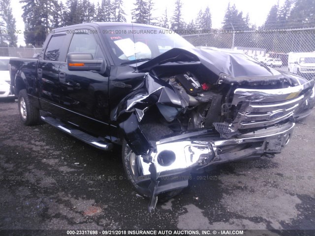 1FTPW14V49FB06339 - 2009 FORD F150 SUPERCREW 黑色 照片 1