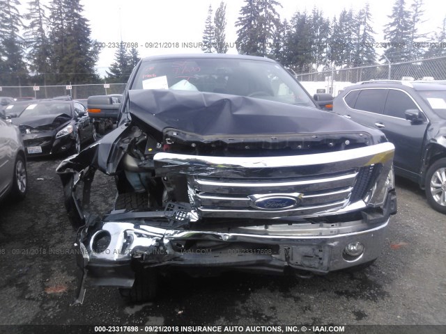 1FTPW14V49FB06339 - 2009 FORD F150 SUPERCREW 黑色 照片 6