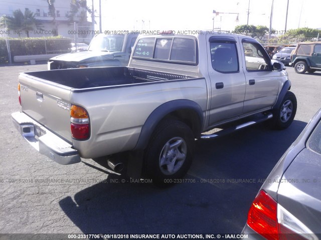 5TEGN92N43Z165177 - 2003 TOYOTA TACOMA DOUBLE CAB PRERUNNER BROWN photo 4