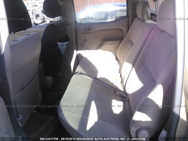 5TEGN92N43Z165177 - 2003 TOYOTA TACOMA DOUBLE CAB PRERUNNER BROWN photo 8