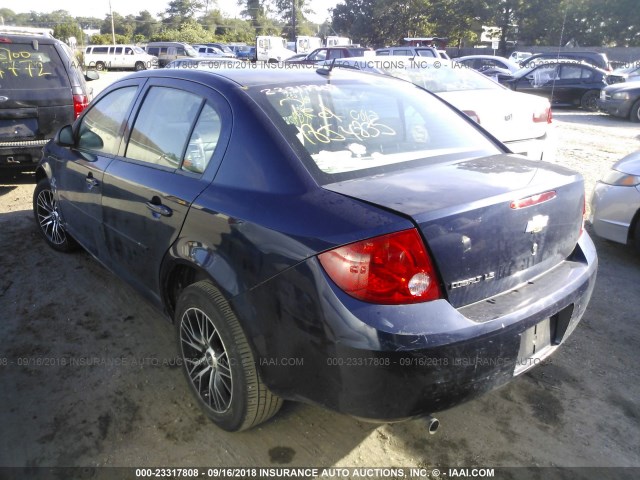 1G1AS58H397111922 - 2009 CHEVROLET COBALT LS Dark Blue photo 3