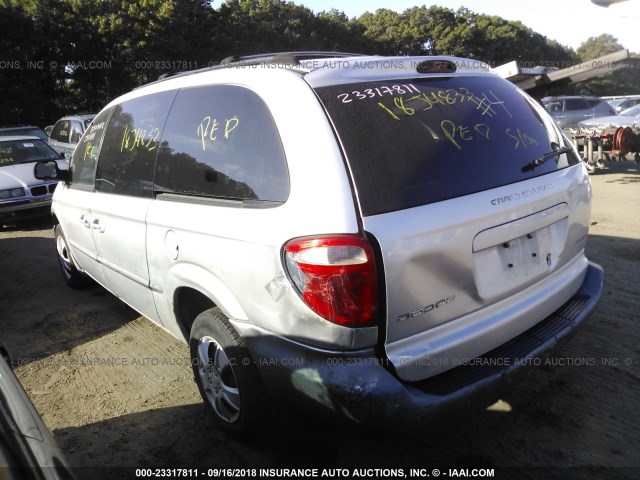 2B4GP44322R745733 - 2002 DODGE GRAND CARAVAN SPORT SILVER photo 3