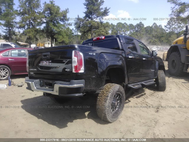 1GTG6DE3XG1324097 - 2016 GMC CANYON SLT BLACK photo 4