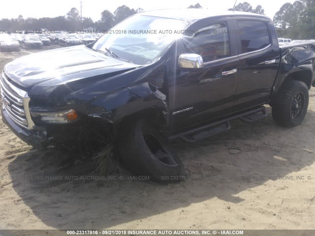 1GTG6DE3XG1324097 - 2016 GMC CANYON SLT BLACK photo 6