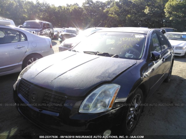 1N4BA41E54C827056 - 2004 NISSAN MAXIMA SE/SL BLACK photo 2