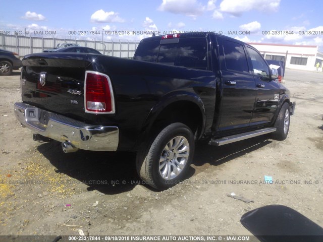 1C6RR7PT9ES116919 - 2014 RAM 1500 LONGHORN BLACK photo 4