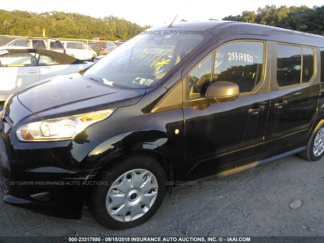 NM0GS9F74E1133120 - 2014 FORD TRANSIT CONNECT XLT BLACK photo 6