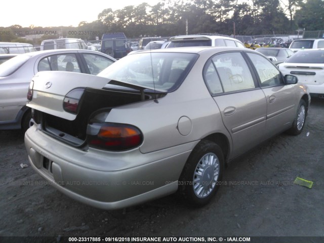 1G1ND52J316171264 - 2001 CHEVROLET MALIBU TAN photo 4