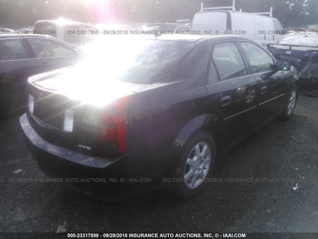 1G6DP567250171325 - 2005 CADILLAC CTS HI FEATURE V6 BLACK photo 4