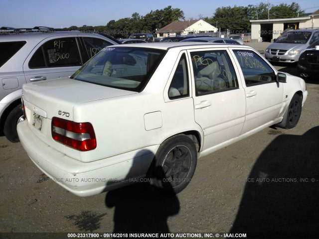 YV1LS55A8X2615457 - 1999 VOLVO S70 WHITE photo 4