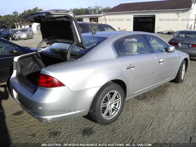 1G4HD57246U135779 - 2006 BUICK LUCERNE CXL SILVER photo 4