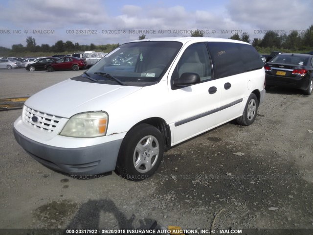 2FTZA54635BA51000 - 2005 FORD FREESTAR WHITE photo 2