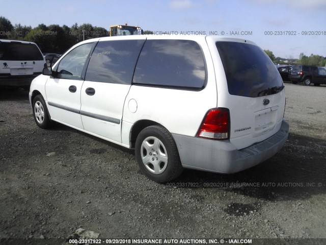 2FTZA54635BA51000 - 2005 FORD FREESTAR WHITE photo 3