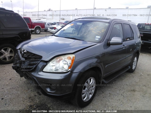 SHSRD78986U416887 - 2006 HONDA CR-V SE/EX GRAY photo 2