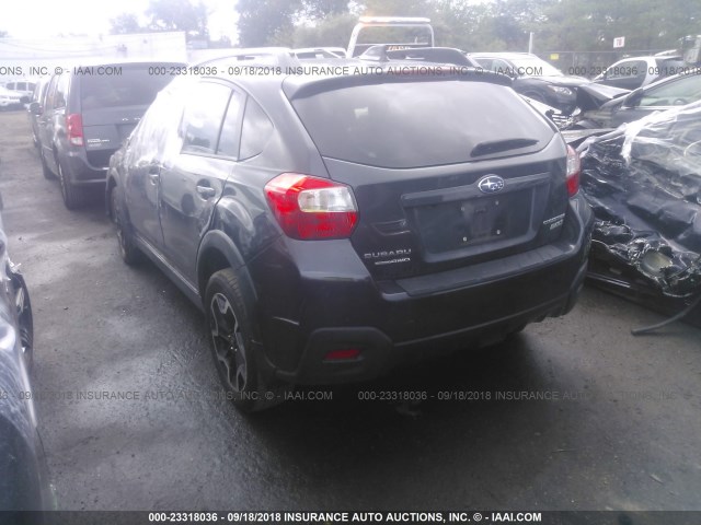 JF2GPADC9HH233863 - 2017 SUBARU CROSSTREK PREMIUM Mavi foto 3