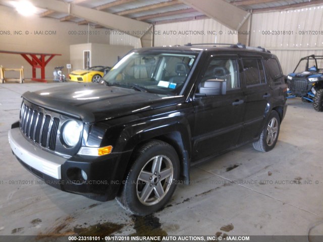 1J8FF48W87D323779 - 2007 JEEP PATRIOT LIMITED BLACK photo 2