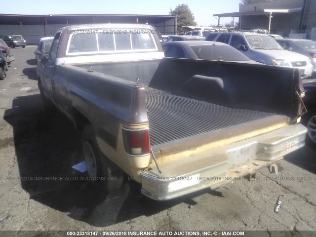 TKR247Z511988 - 1977 GMC SIERRA PICKUP  BROWN photo 3