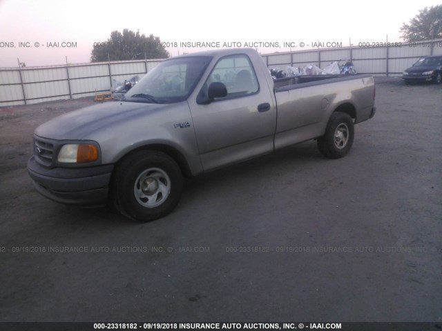 2FTRF17204CA47417 - 2004 FORD F-150 HERITAGE CLASSIC TAN photo 2