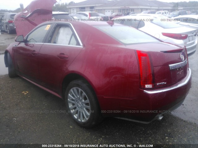 1G6DM5E35D0157795 - 2013 CADILLAC CTS PERFORMANCE COLLECTION Каштановый фото 3