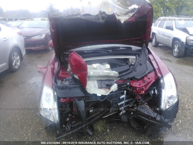 1G6DM5E35D0157795 - 2013 CADILLAC CTS PERFORMANCE COLLECTION Каштановый фото 6