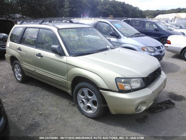 JF1SG65674H748617 - 2004 SUBARU FORESTER 2.5XS GOLD photo 1