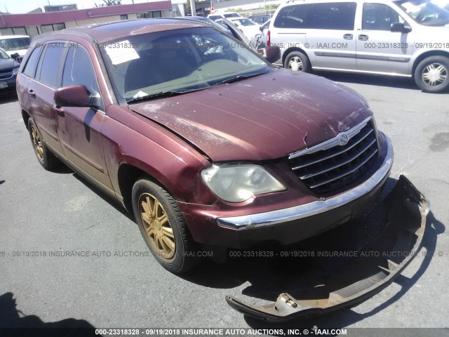 2A8GM68X77R104274 - 2007 CHRYSLER PACIFICA TOURING MAROON photo 1