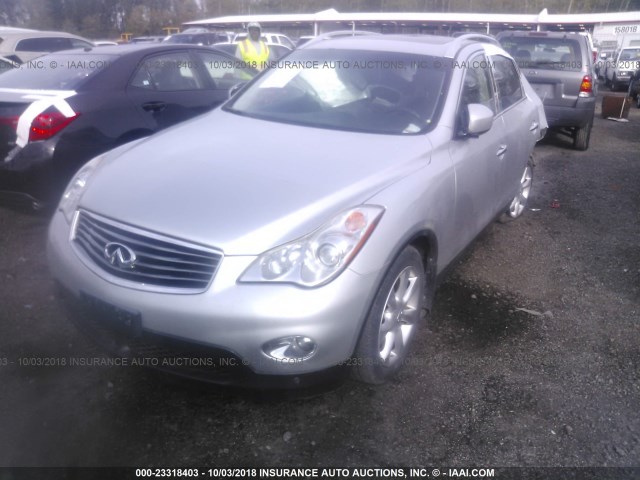 JNKAJ09E98M305399 - 2008 INFINITI EX35 JOURNEY SILVER photo 2