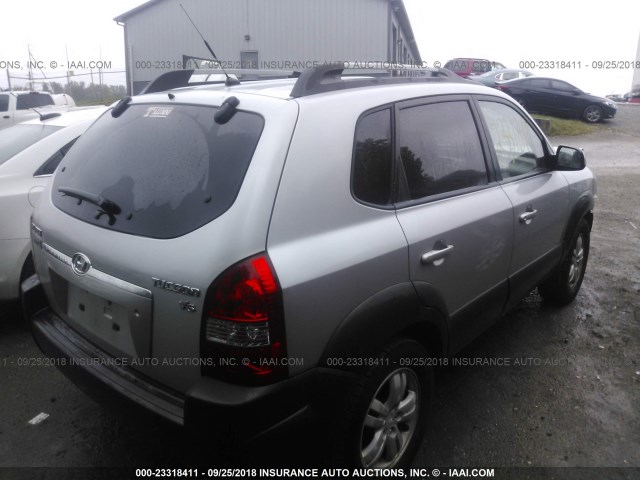 KM8JN12DX6U375841 - 2006 HYUNDAI TUCSON GLS/LIMITED 银色 照片 4