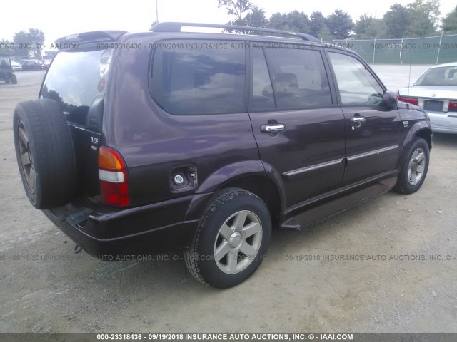 JS3TX92V524128298 - 2002 SUZUKI XL7 PLUS/TOURING/LIMITED/STD PURPLE photo 4