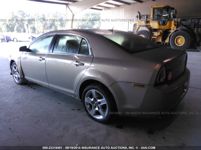 1G1ZH57B18F262146 - 2008 CHEVROLET MALIBU 1LT BEIGE photo 3