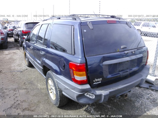 1J4GW48S84C227364 - 2004 JEEP GRAND CHEROKEE LAREDO/COLUMBIA/FREEDOM 海军蓝 照片 3