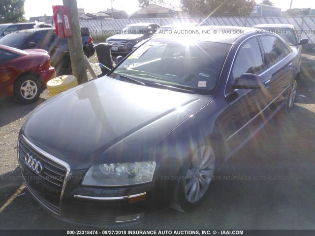 WAUMV94E78N002370 - 2008 AUDI A8 L QUATTRO GRAY photo 2