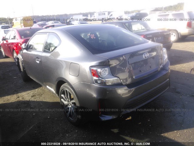 JTKJF5C74FJ004850 - 2015 TOYOTA SCION TC 灰色 照片 3