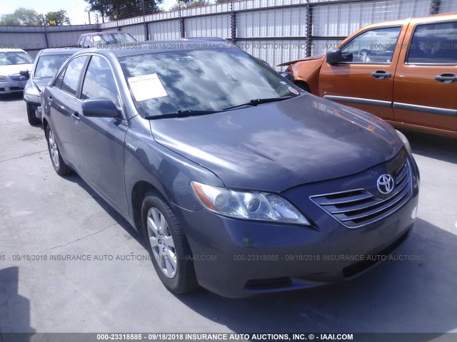 JTNBB46K373021660 - 2007 TOYOTA CAMRY NEW GENERAT HYBRID GRAY photo 1