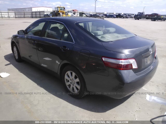 JTNBB46K373021660 - 2007 TOYOTA CAMRY NEW GENERAT HYBRID GRAY photo 3