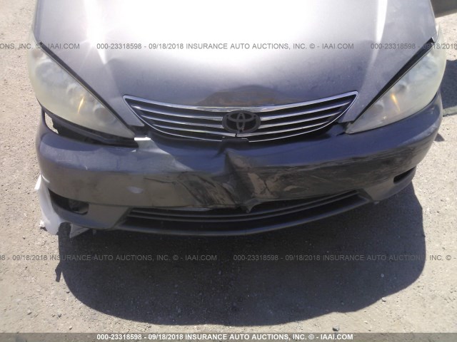 4T1BE30K15U535718 - 2005 TOYOTA CAMRY LE/XLE/SE Сұр фото 6