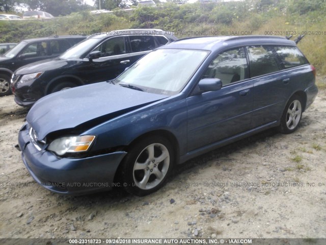 4S3BP616277313417 - 2007 SUBARU LEGACY 2.5I BLUE photo 2